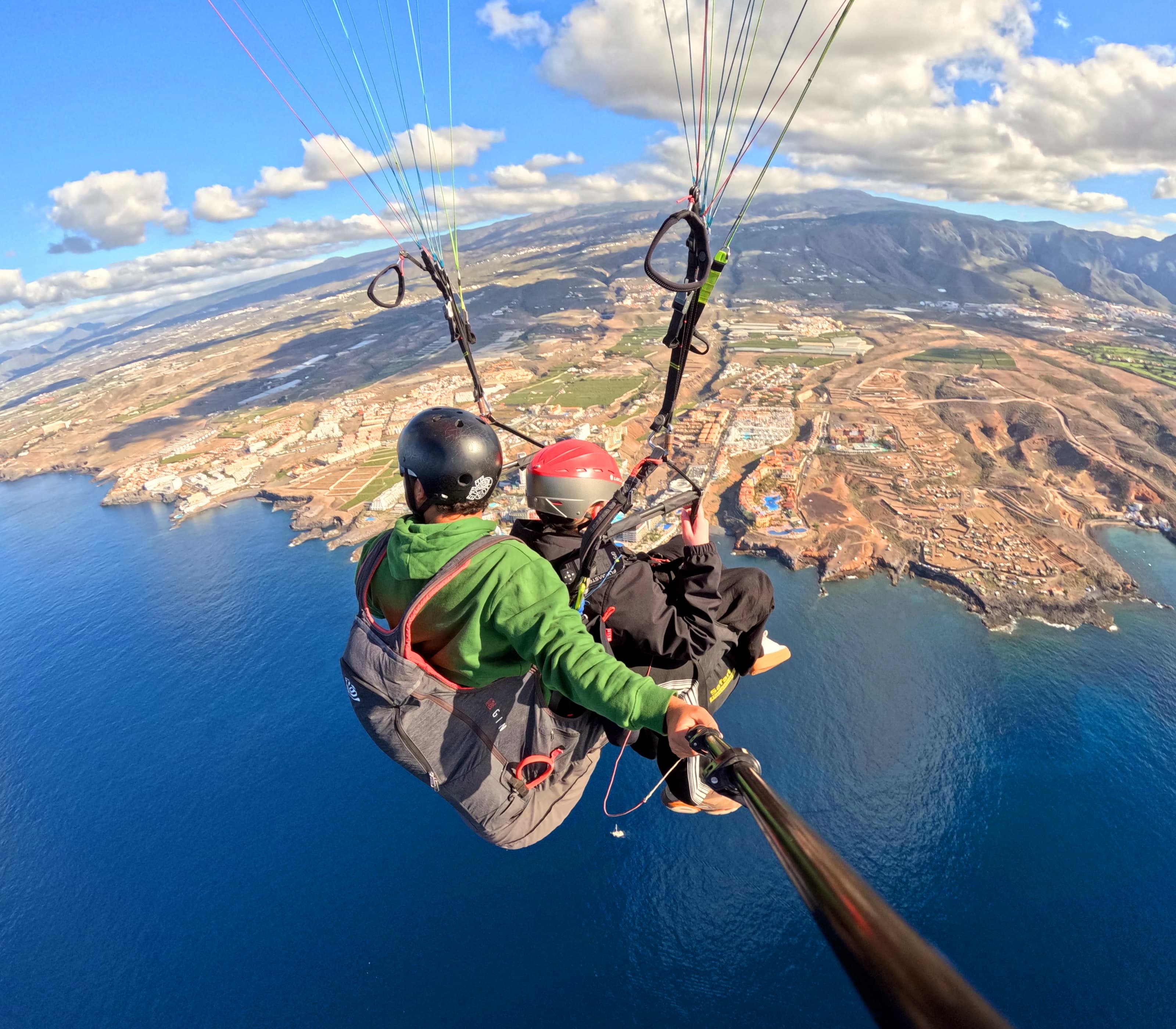 Performance tandem paragliding Tenerife